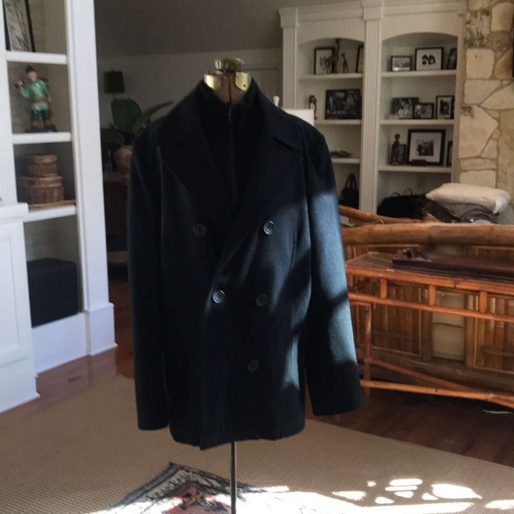Kenneth Cole Classic Black Peacoat